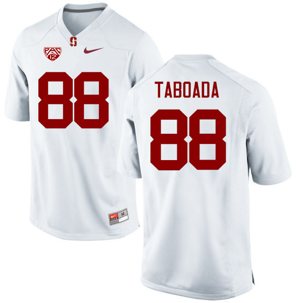 Men Stanford Cardinal #88 Greg Taboada College Football Jerseys Sale-White - Click Image to Close